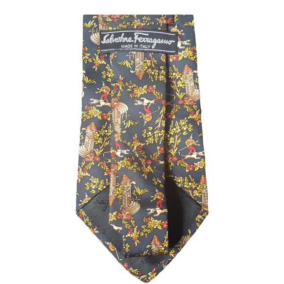 Vintage Salvatore Ferragamo Silk Necktie